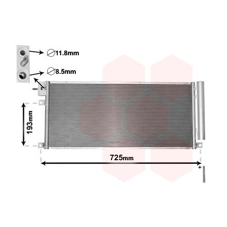 Condenseur avec bouteille