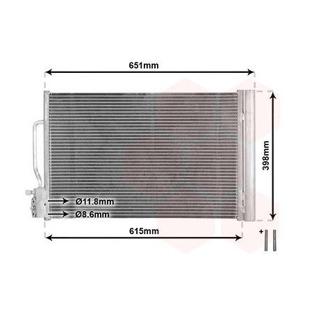 Condenseur avec bouteille