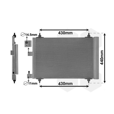 Condenseur avec bouteille
