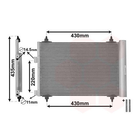 Condenseur avec bouteille