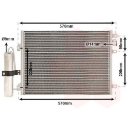 Condenseur avec bouteille