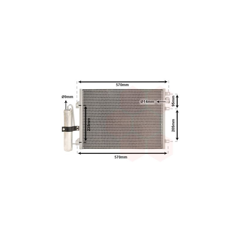 Condenseur avec bouteille