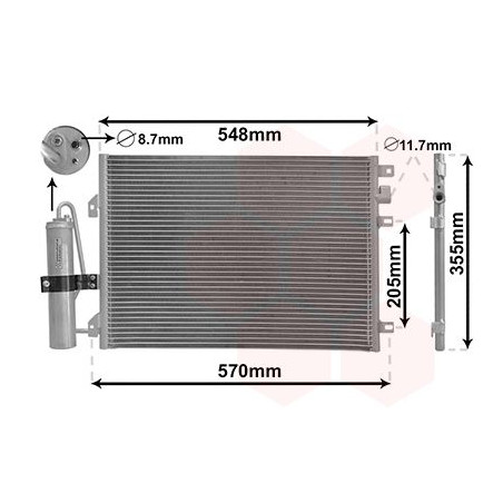 Condenseur avec bouteille
