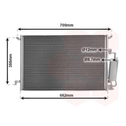 Condenseur avec bouteille