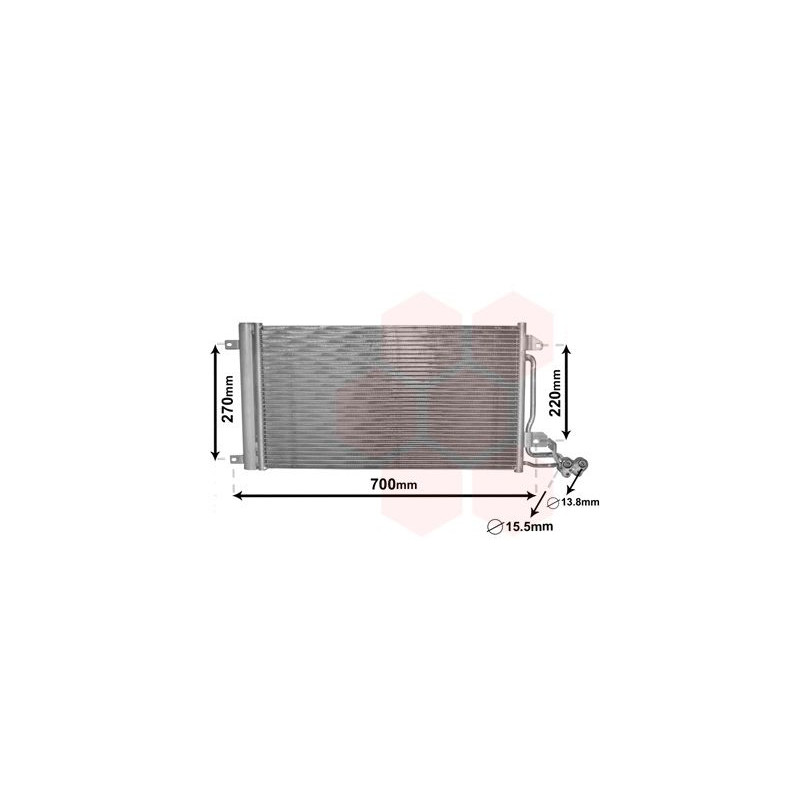 Condenseur avec bouteille