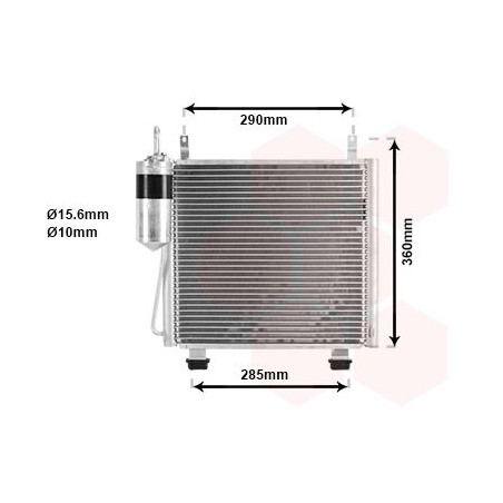 Condenseur avec bouteille