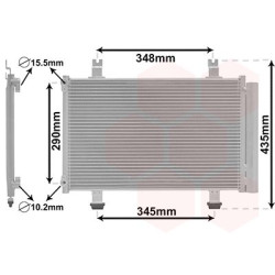 Condenseur avec bouteille