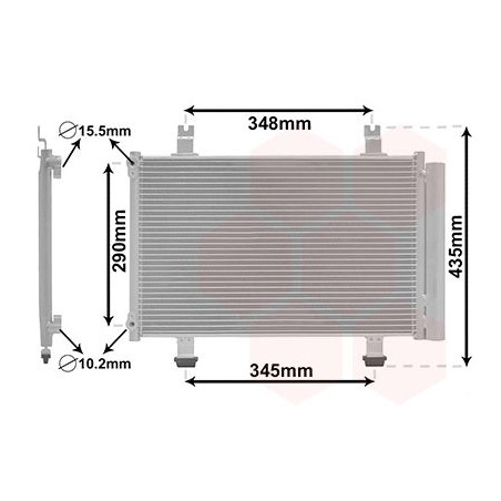 Condenseur avec bouteille