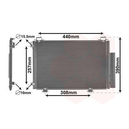 Condenseur avec bouteille
