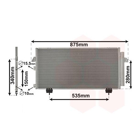 Condenseur avec bouteille