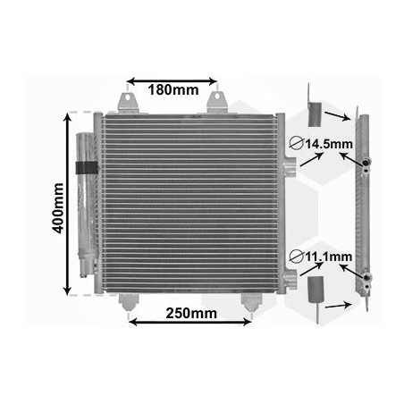 Condenseur avec bouteille