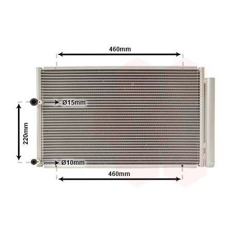 Condenseur avec bouteille