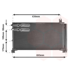 Condenseur avec bouteille