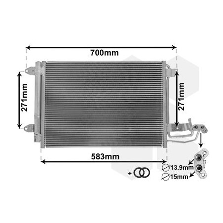Condenseur avec bouteille