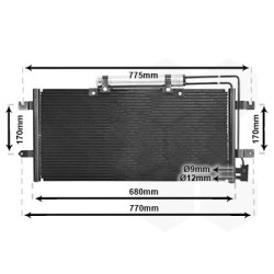 Condenseur avec bouteille