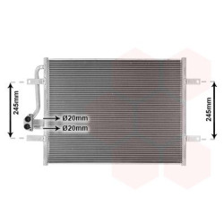 Condenseur avec bouteille