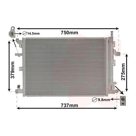 Condenseur avec bouteille