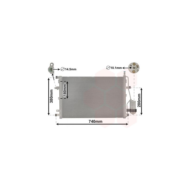 Condenseur avec bouteille