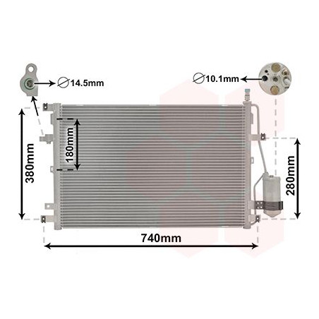 Condenseur avec bouteille