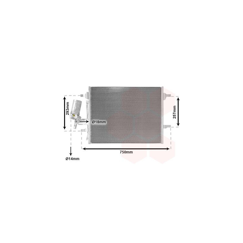 Condenseur avec bouteille