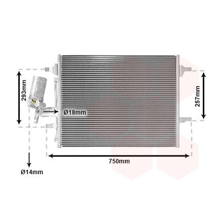Condenseur avec bouteille