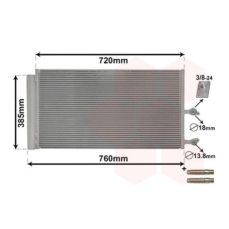 Condenseur avec bouteille