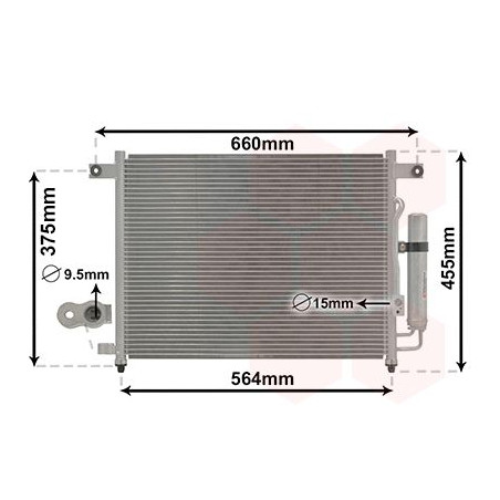 Condenseur avec bouteille