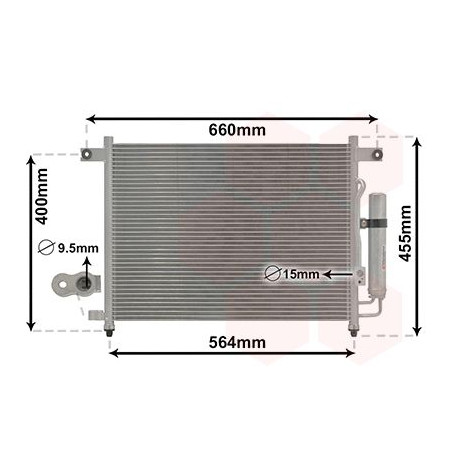Condenseur avec bouteille