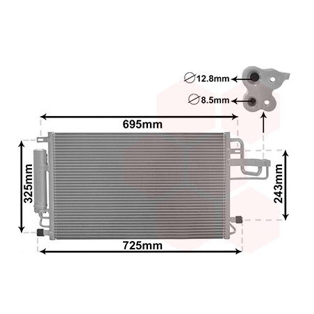 Condenseur avec bouteille