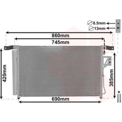 Condenseur avec bouteille