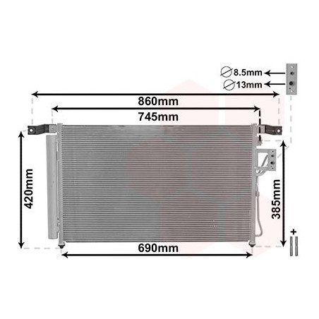 Condenseur avec bouteille