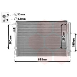 Condenseur avec bouteille