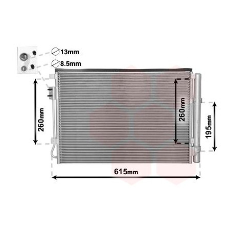 Condenseur avec bouteille