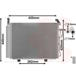 Condenseur avec bouteille