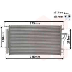 Condenseur avec bouteille