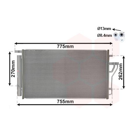 Condenseur avec bouteille