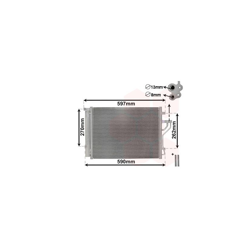 Condenseur avec bouteille