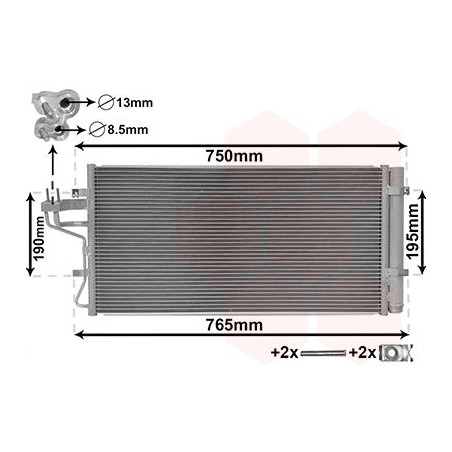 Condenseur avec bouteille
