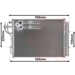 Condenseur avec bouteille