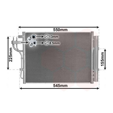 Condenseur avec bouteille