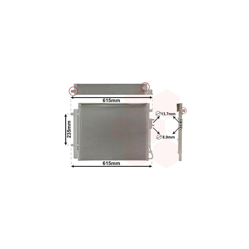 Condenseur avec bouteille