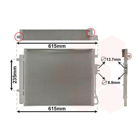 Condenseur avec bouteille