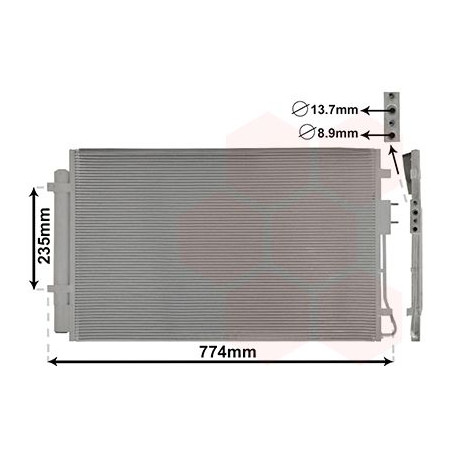 Condenseur avec bouteille