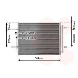 Condenseur avec bouteille