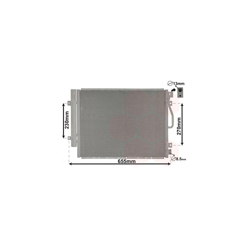 Condenseur avec bouteille