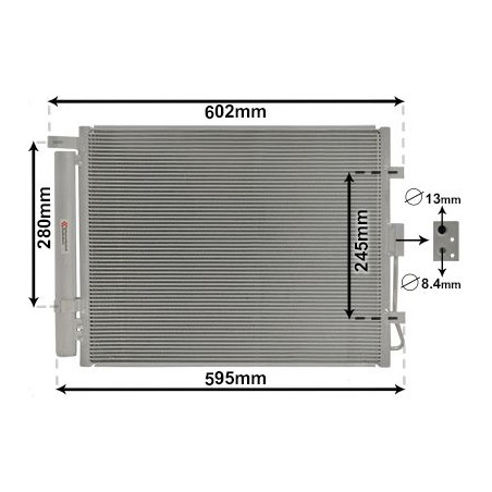Condenseur avec bouteille
