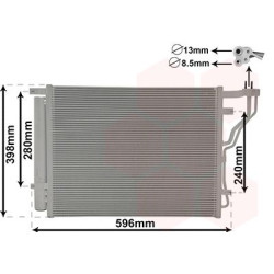 Condenseur avec bouteille