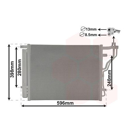 Condenseur avec bouteille