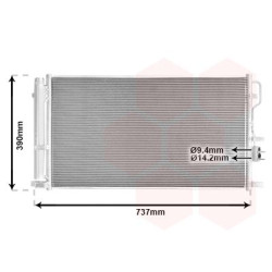 Condenseur avec bouteille