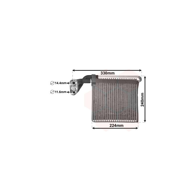 EVAPORATEUR AIRCO All 223x223x58 